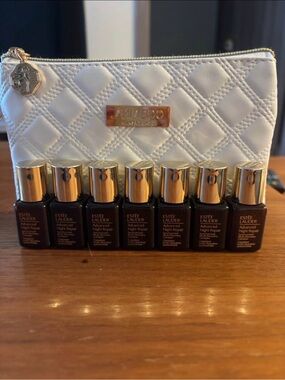 Estee Lauder Advanced Night Repair Serums samples 7ml*7=49ml➕Shiseido Pouch